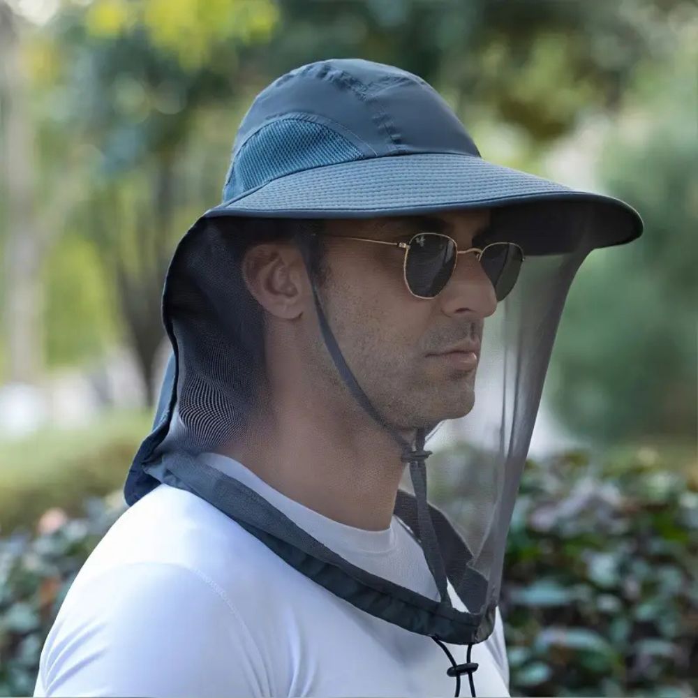 Ventilated Wide-Brim Sun Hat