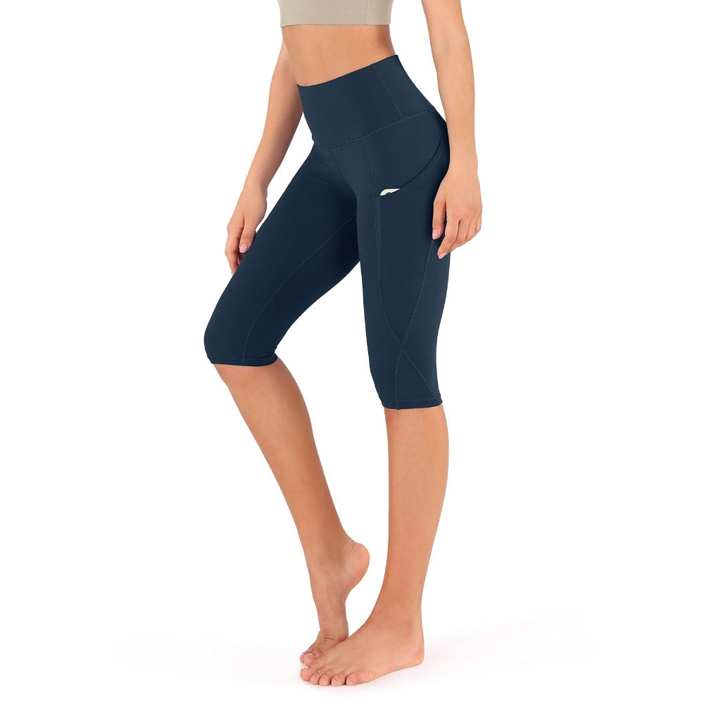 Ladies' Cotton Capri Pants with Pockets