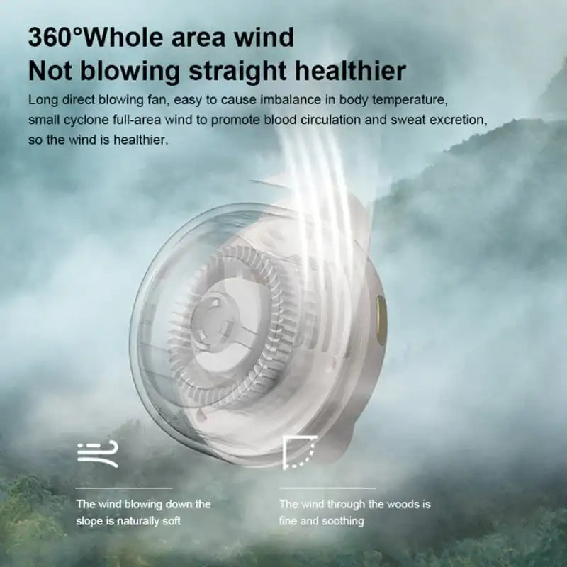 Bladeless Waist Clip Fan