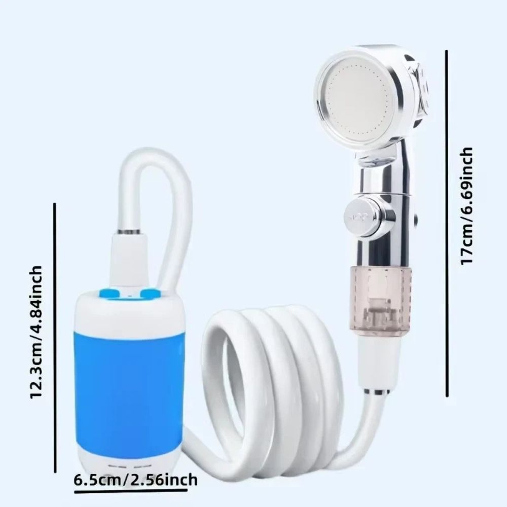 USB Rechargeable Portable Shower Head