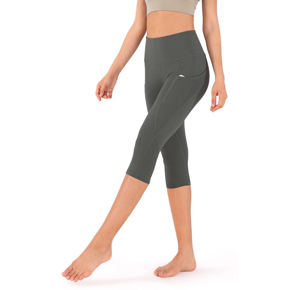Ladies' Cotton Capri Pants with Pockets