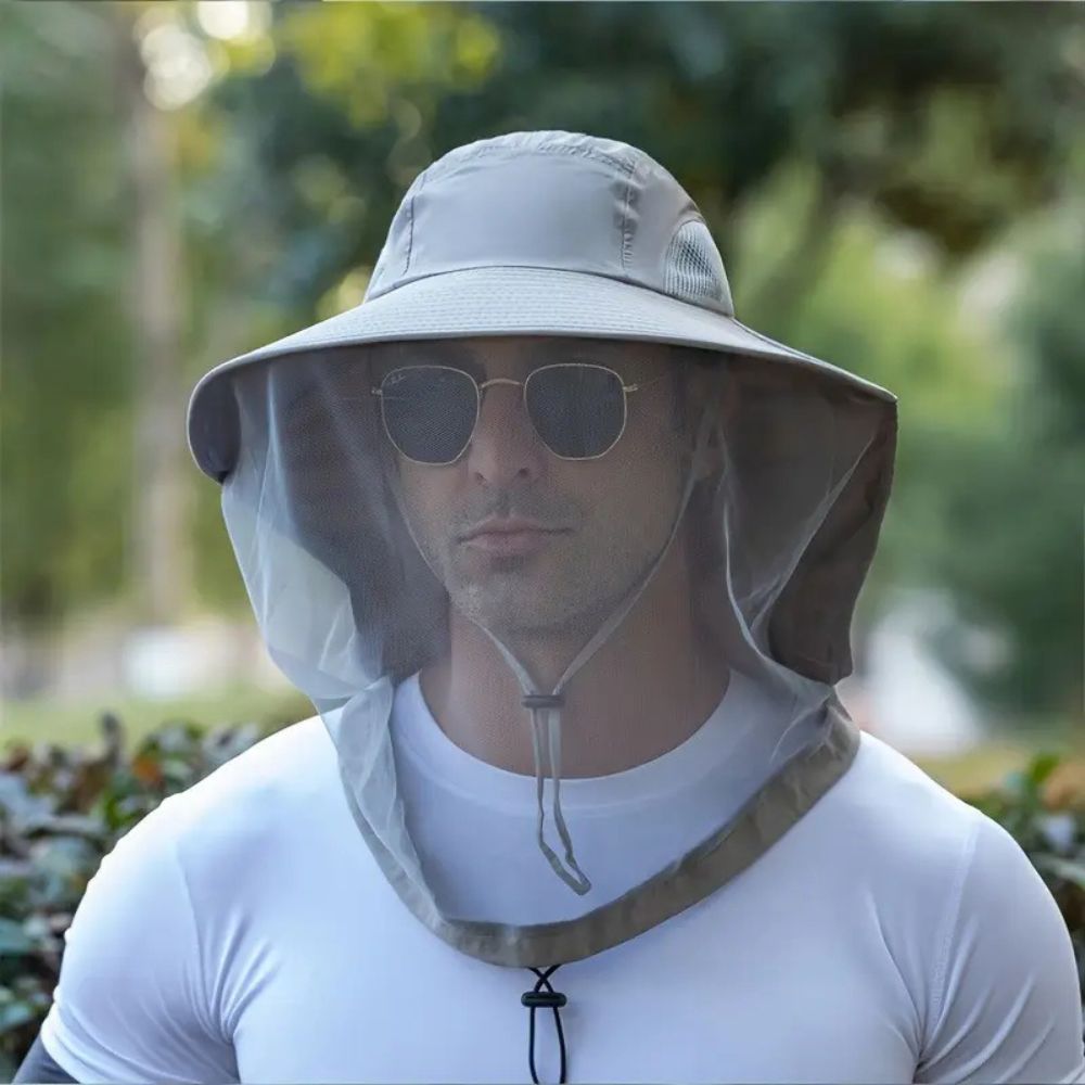 Ventilated Wide-Brim Sun Hat