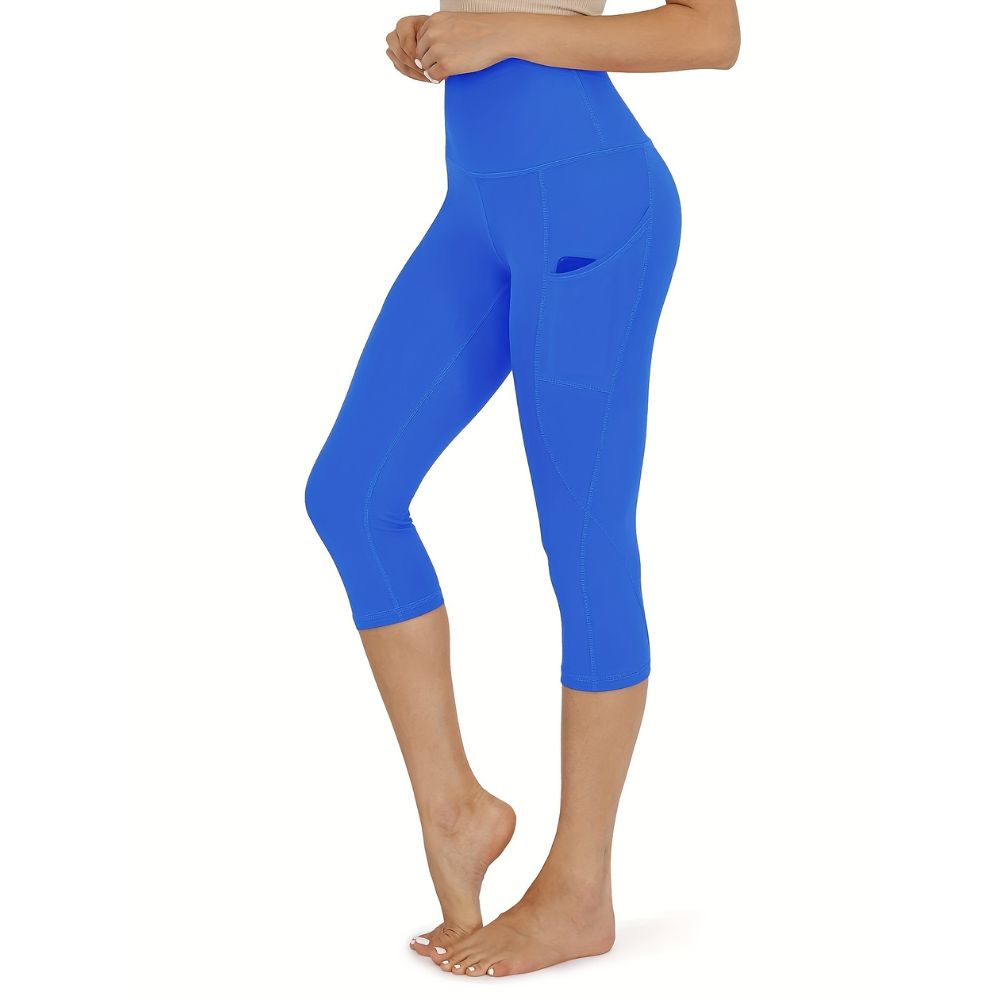 Ladies' Cotton Capri Pants with Pockets