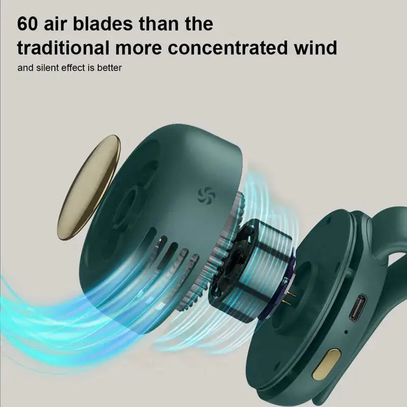 Bladeless Waist Clip Fan