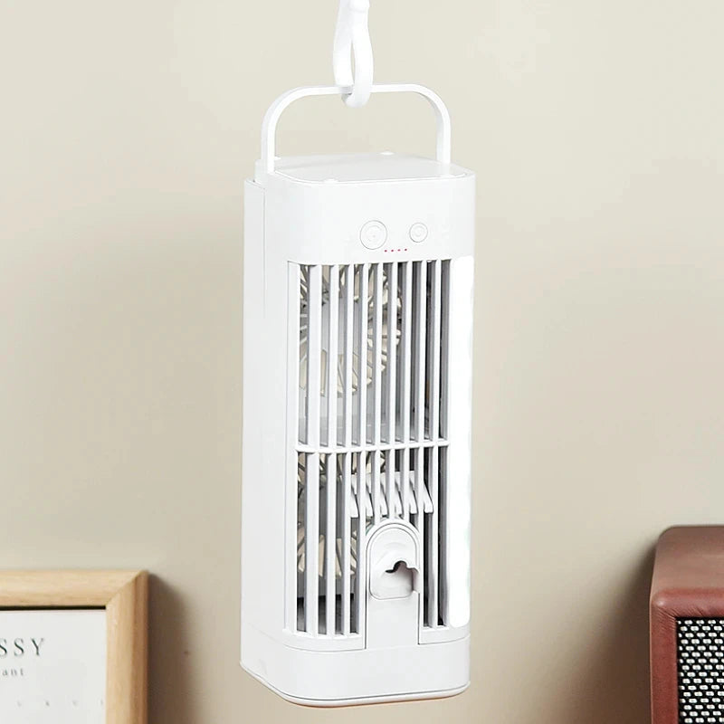 Desk Fan with Mist Spray Cooling