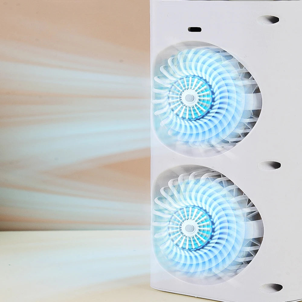 Desk Fan with Mist Spray Cooling