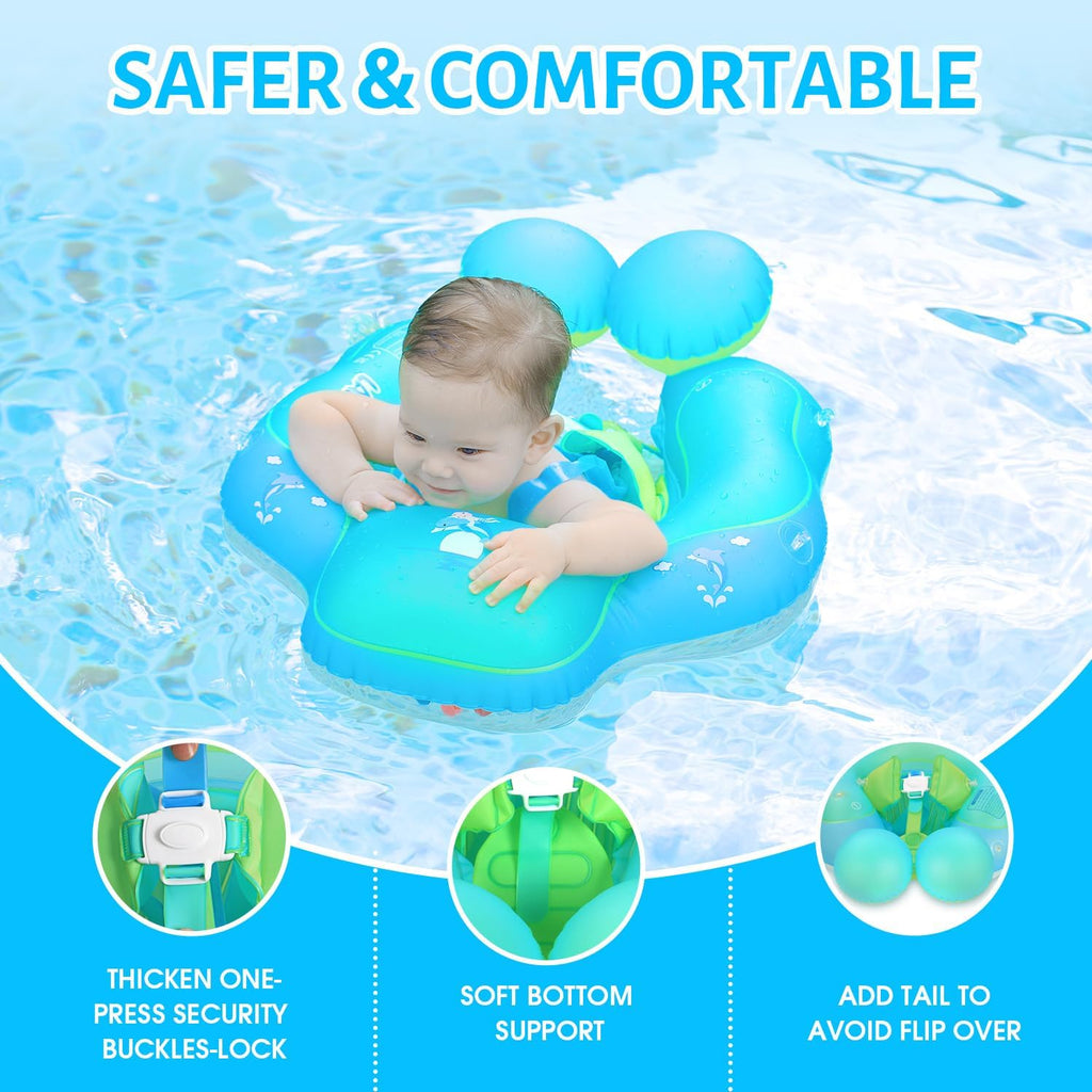 Baby Swim Float with Canopy Sun Shade