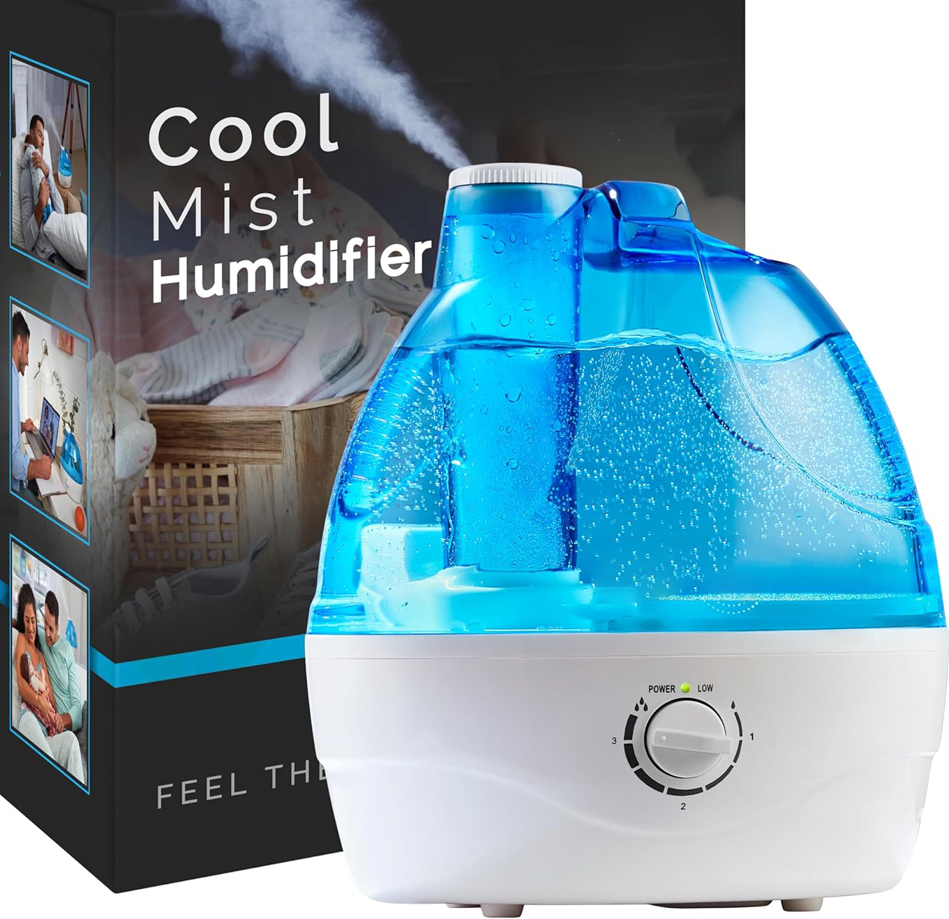 Whisper-Quiet Cool Mist Humidifier
