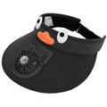 Kids' Sun Visor Hat with Cooling Fan