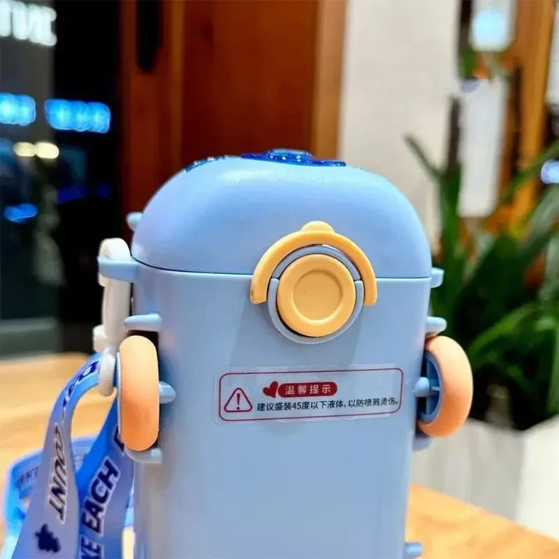 Cartoon Toy Bus Kids Water Bottle