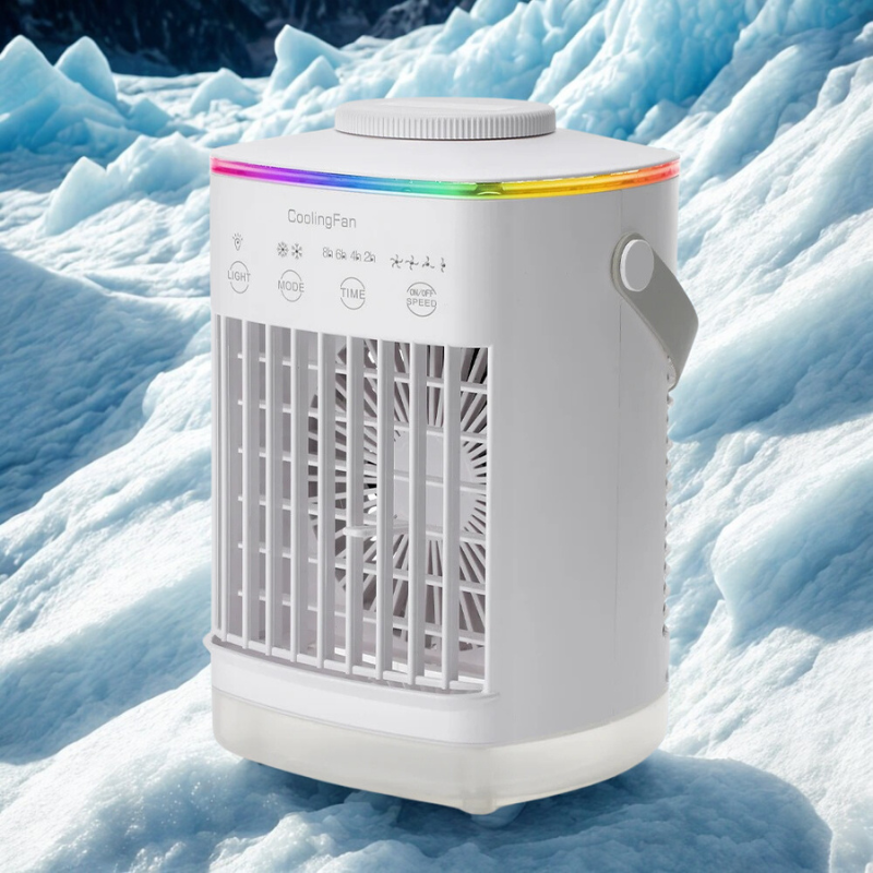 Portable AC & Humidifier with LED Light