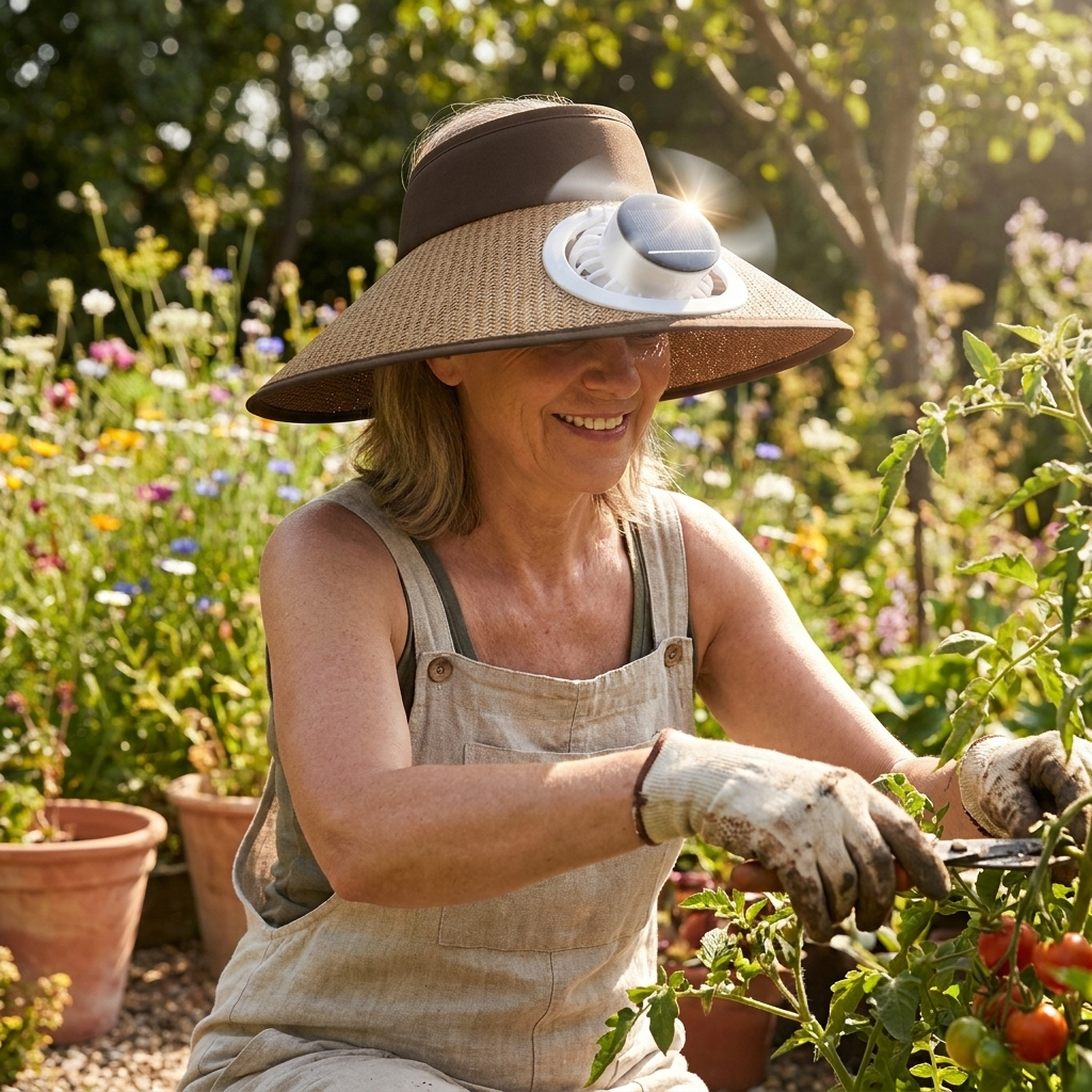 Wide-Brim Sun Hat lifestyle