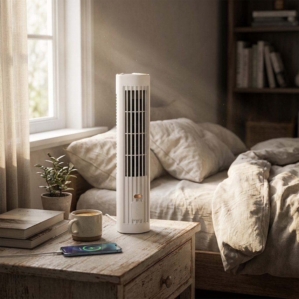 USB Portable Tower Fan lifestyle