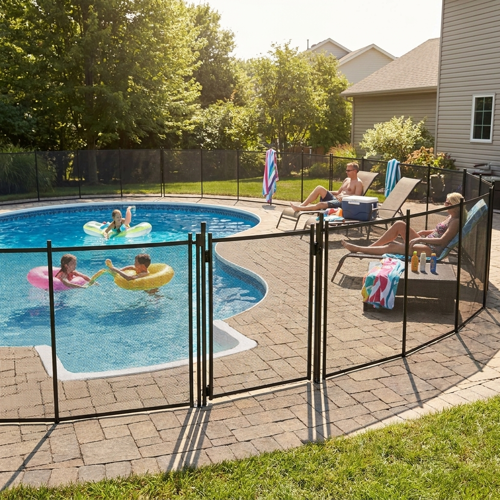 Pool Safety Fence lifestyle