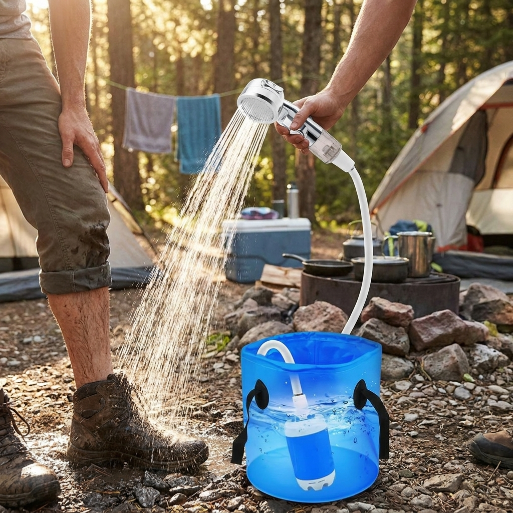 Water Pump Shower Head lifestyle