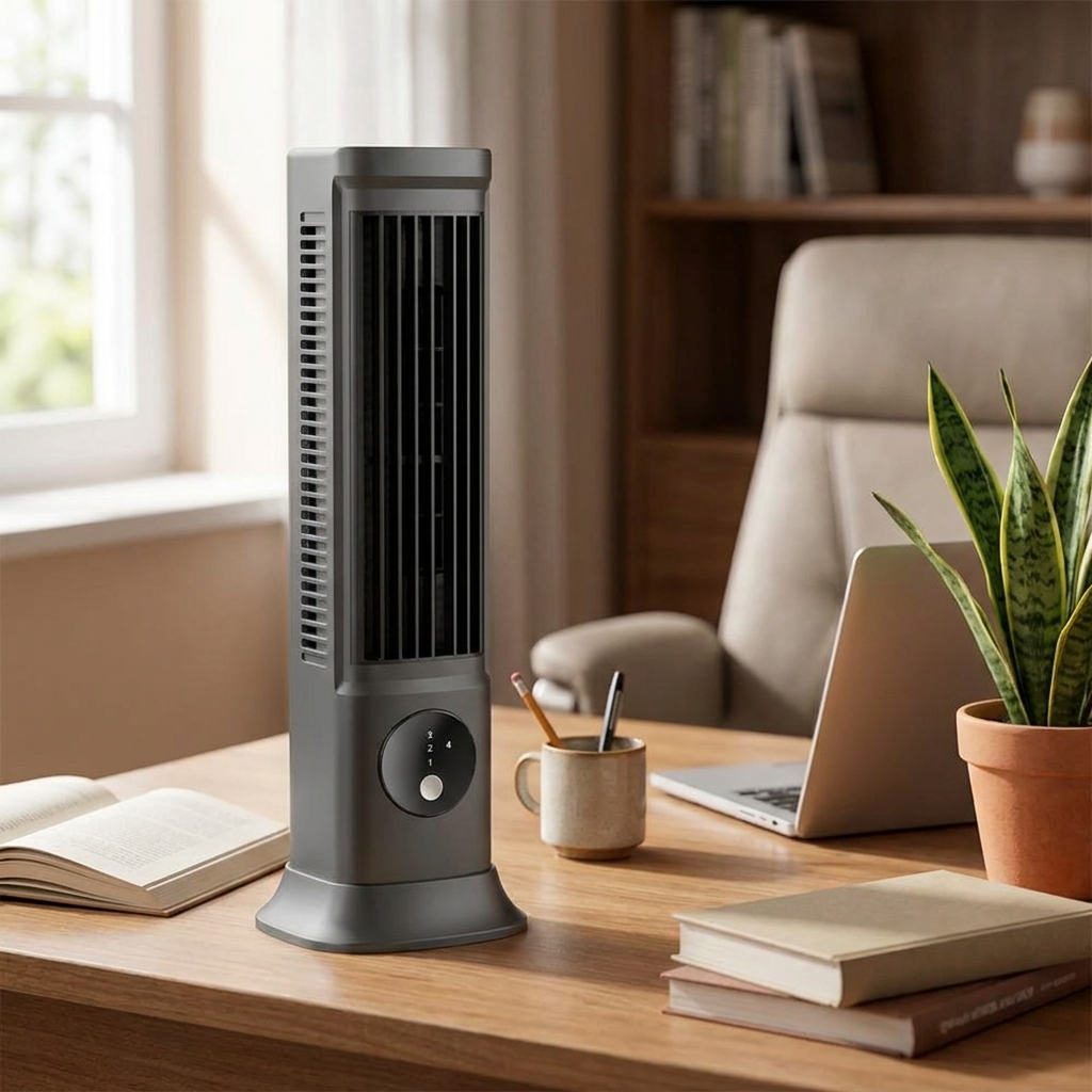 Mini Rechargeable Desk Fan lifestyle