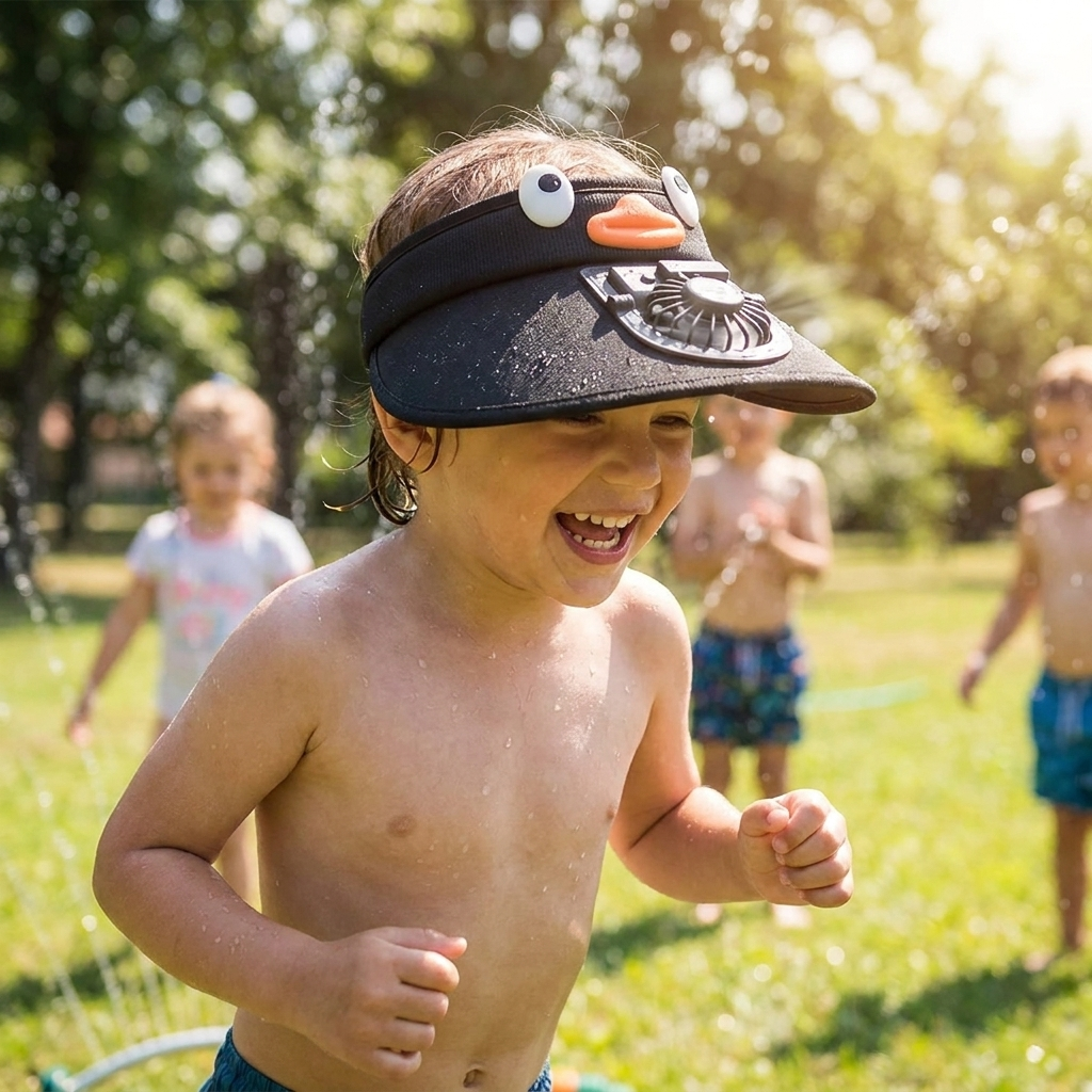 Kids Sun Visor Hat lifestyle