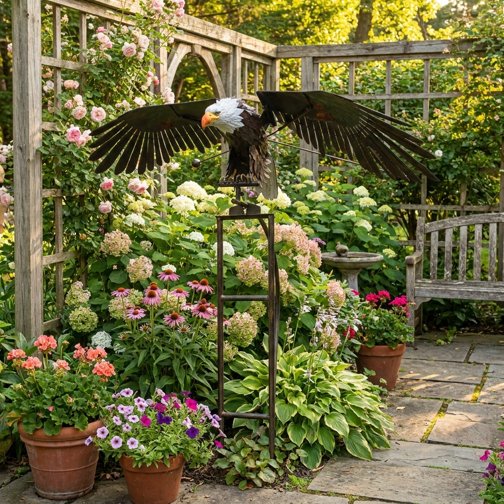 Garden Bird Patio Decor lifestyle