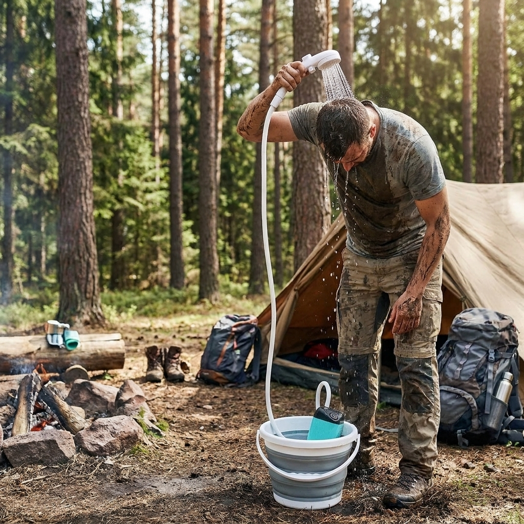 Portable Electric Shower lifestyle
