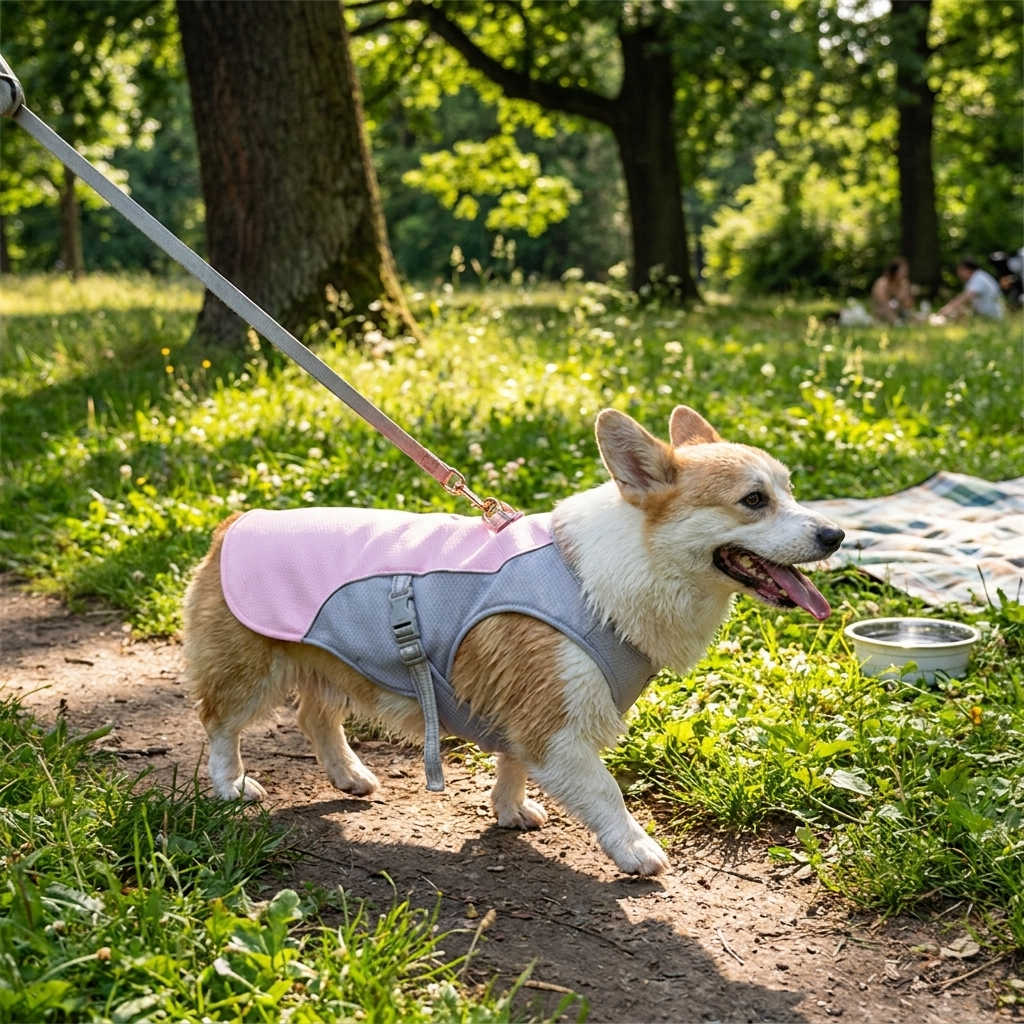 Dog Cooling Vest lifestyle