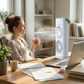 Dual-Head Portable AC Fan lifestyle