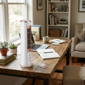 Bladeless Desktop Fan Remote lifestyle