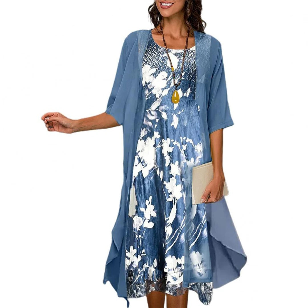 Stretchy Elastic Waist Summer Dress