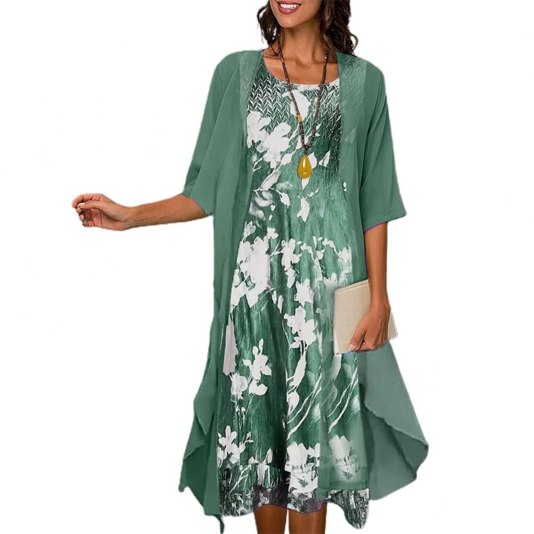 Stretchy Elastic Waist Summer Dress