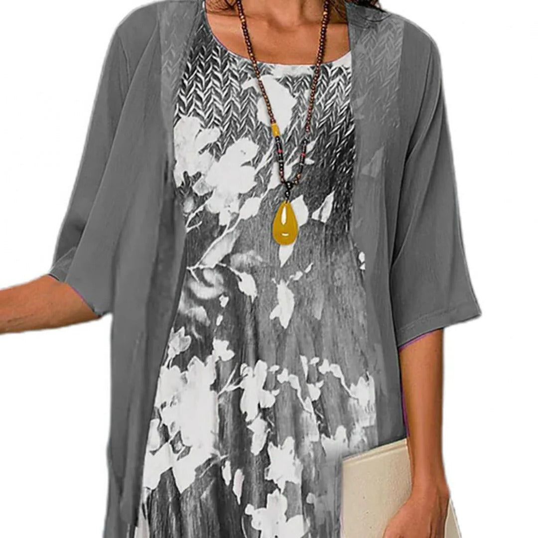 Stretchy Elastic Waist Summer Dress