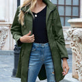 Women's Zipper Trench Coat