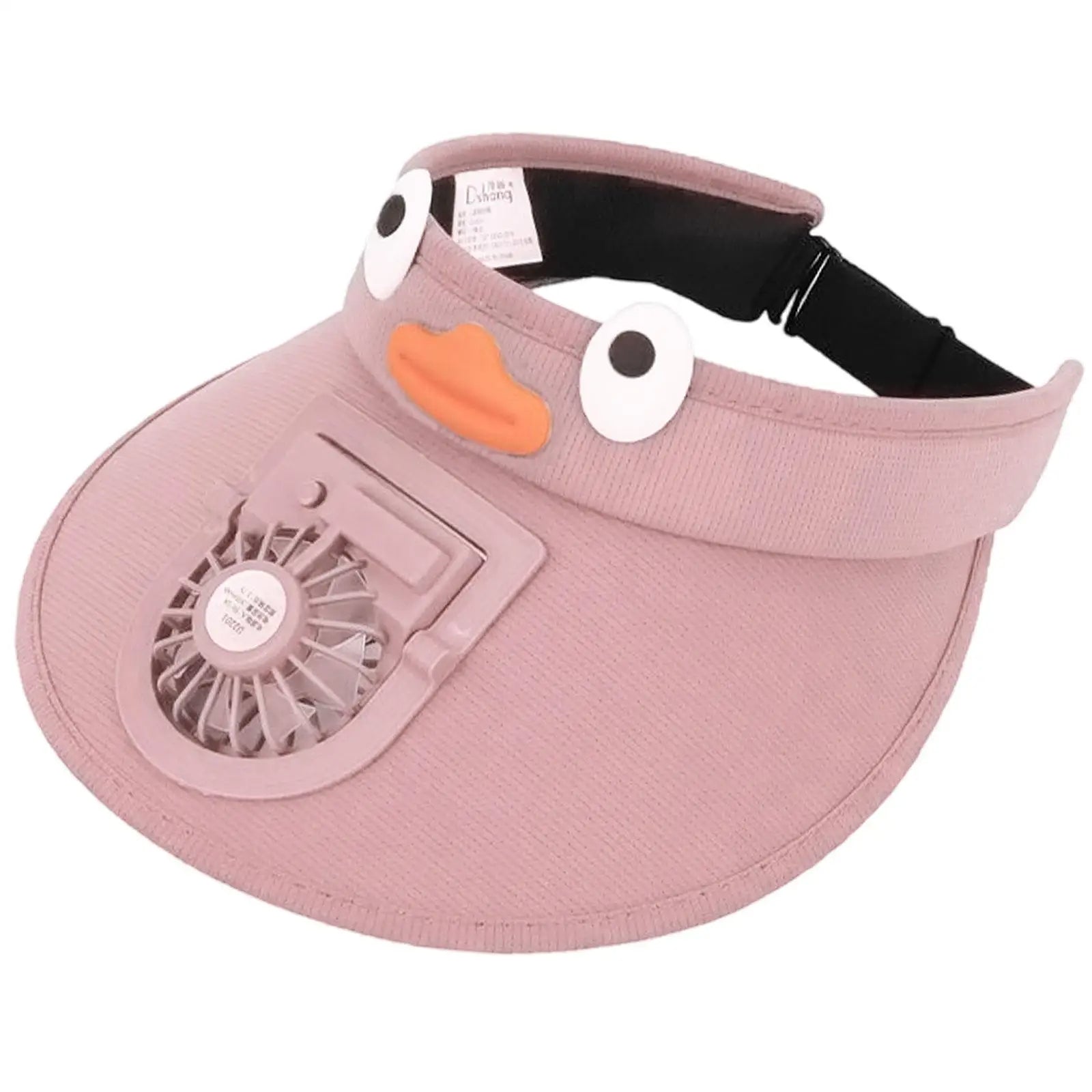 Kids' Sun Visor Hat with Cooling Fan